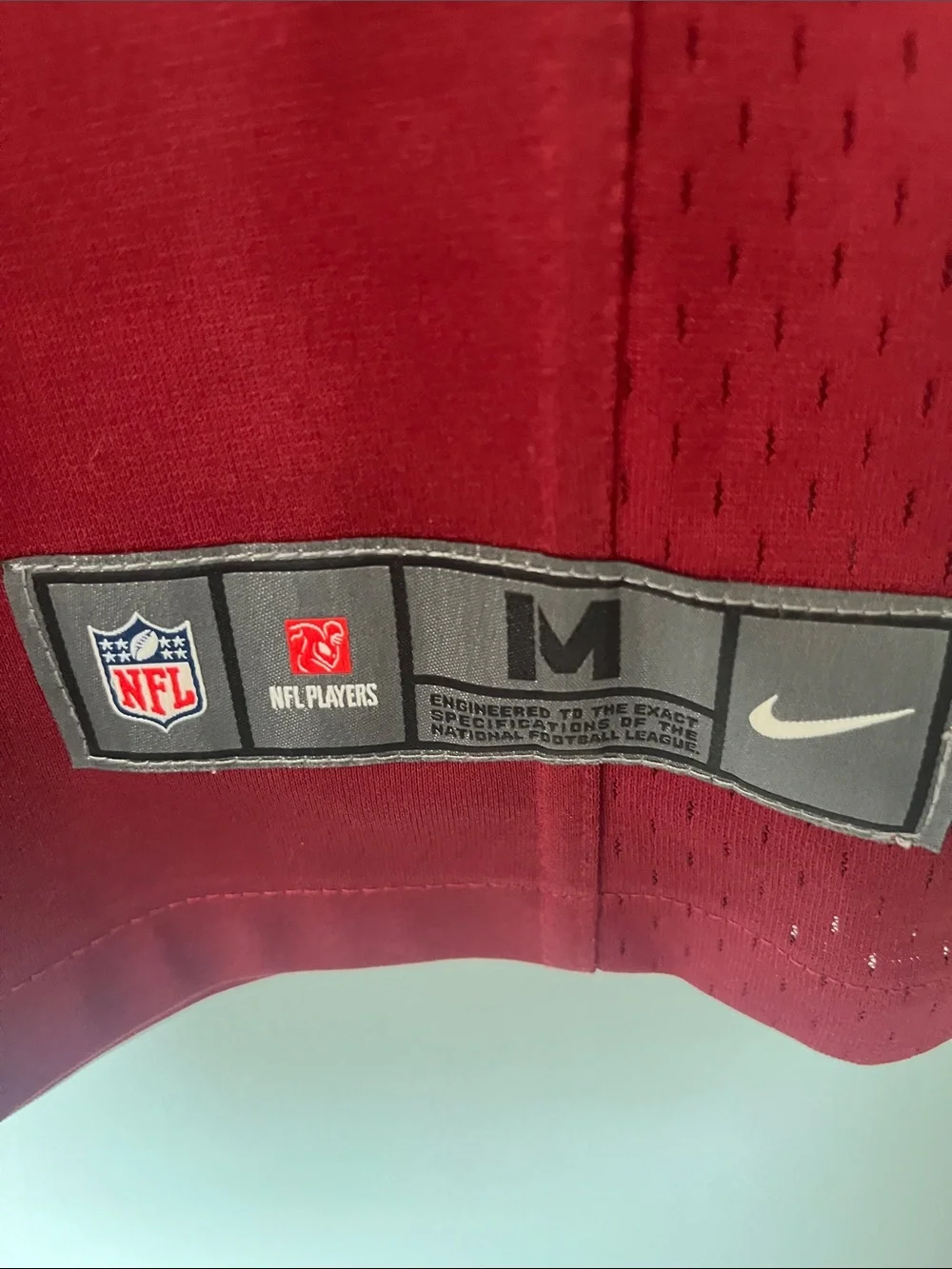 Nike Youth Burgundy Football Jersey #31 with Gold & White Accents redskins M